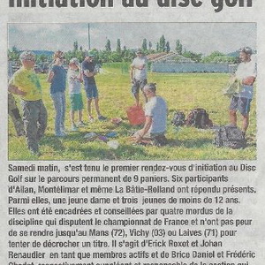 2018 06 09 Initiation disc golf